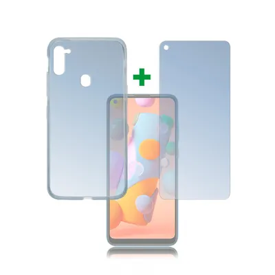 Produktbild von 4smarts 360° Protection Set Samsung Galaxy A11, transparent