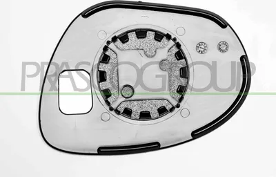 Produktbild von PRASCO Spiegelglas Außenspiegel Rechts für NISSAN JUKE (F15) Konvex DS7007503P