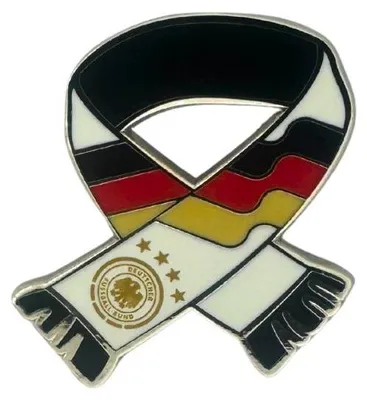 Produktbild von Deutsche Nationalmannschaft Metall-Ansteckpin Schal | Offizielles Lizenzprodukt des DFB