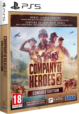 Produktbild von Playstation Games Ps5 Company Of Heroes 3 Steelbook Edition Golden PAL Golden PAL