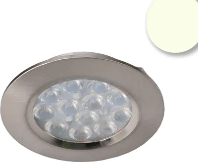 Produktbild von ISOLED LED Möbeleinbaustrahler MiniAMP silber, 4W, 60°, 12V DC warmweiß 3000K, dimmbar