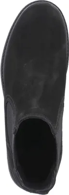 Produktbild von Tamaris Damen Stiefelette Chelsea Boot flacher Schuh Leder modisch 1-25401-41, Größe:37 EU, Farbe:Schwarz