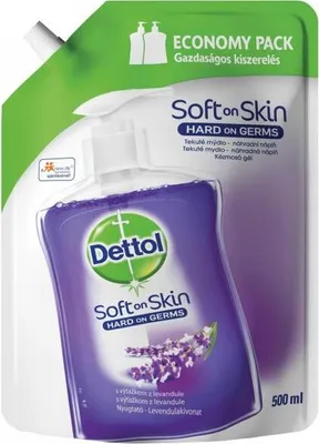 Zdjęcie produktu dla Dettol Mydło w płynie antybakteryjne Lawenda, zapas, 500 ml