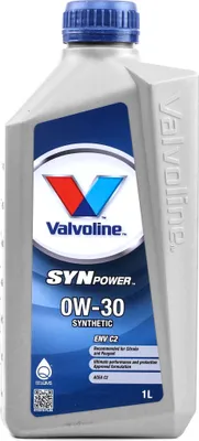 Produktbild von Valvoline SynPower ENV C2 für 0W-30 1 Liter Motoröl Motorenöl PSA B71 2296 Öl