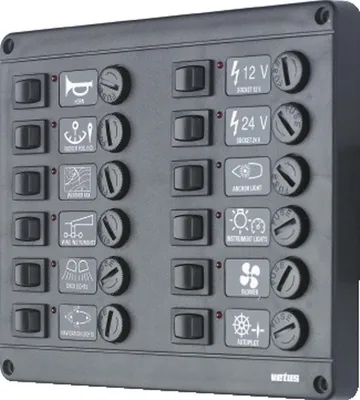Zdjęcie produktu dla Szafa sterownicza VETUS P12F24, 24 V