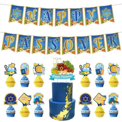 Banner, Glückliches Pascha, Party Dekoration, mehrfarbig