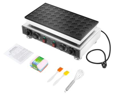 Produktbild von Muffinmaschine - 50-Loch-Muffinmaker - 1800 W - Temperatur 50–300 °C - Timer 1–5 Min. - Lebensmittelechter Edelstahl - 220 V