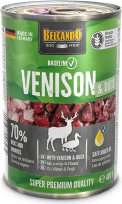 Obrázok produktu pre Belcando 512445, Dospelý, Akékoľvek plemeno, Kačka, Zverina, 400 g, Neobsahuje sóju