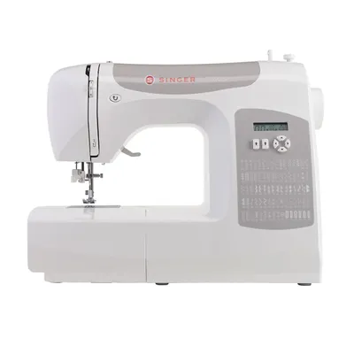 Zdjęcie produktu dla SINGER C5205, Szary, Biały, Skomputeryzowana maszyna do szycia, 1 stopień, LCD, Prąd elektryczny, 467 mm