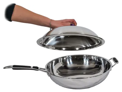 Image de Wok Avec Couvercle 36cm - Casselin