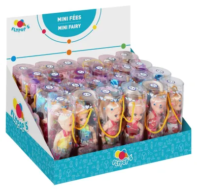 24 Mini-Puppen-Set, Kunststoff, 10x4,5 cm, ab 3 Jahren