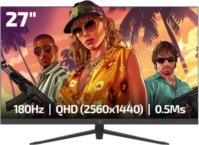 Produktbild von GAMEPOWER Sonic T80 27 Zoll Gaming Monitor 2K 1440P IPS 180hz 0,5ms Lautsprecher