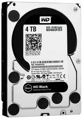 Produktbild von Western Digital Black WD4003FZEX 4 TB Festplatte