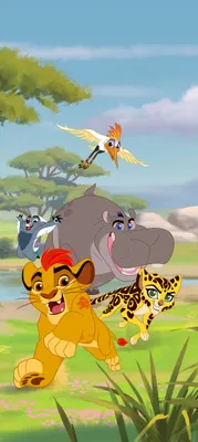 Produktbild von Disney Poster Die Garde der Löwen Grün, Blau und Gelb - 600770 - 90 x 202 cm