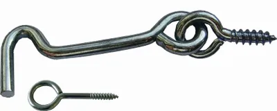 Produktbild von Sturmhaken mit Öse vz Ø 3,5 x 60 mm / Pck a 5 Stück