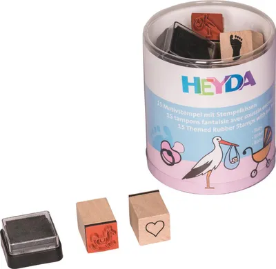 Image de 6XHeyda 204888485 StempelSet Baby