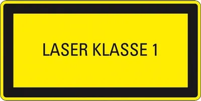 Produktbild von Dreifke® Aufkleber I Hinweisschild für Lasereinrichtung Laser Klasse 1, DIN, ...