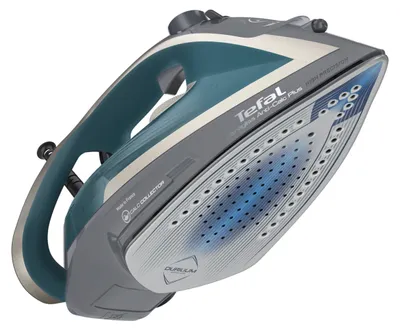 Zdjęcie produktu dla Tefal Ultragliss Anti-Calc Plus FV6842, Żelazko parowe, 2 m, 260 g/min, Niebieski, Srebrny, 50 g/min, 0,27 l