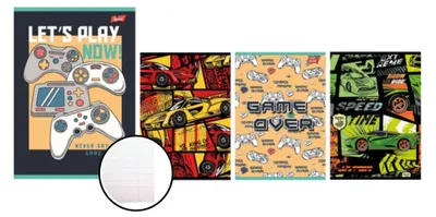 Produktbild von Notizbuch A4 32k Zeile laminiert boy's MIX