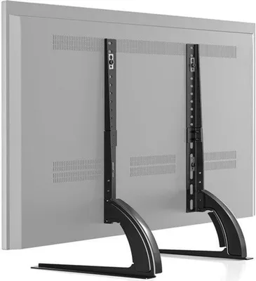 Productafbeelding van Universele tv-voetjes, voor tv‘s van 20-65 inch (51 - 165 cm), platte gebogen tv-standaard, in hoogte verstelbaar, VESA maximaal 800 x 500 mm