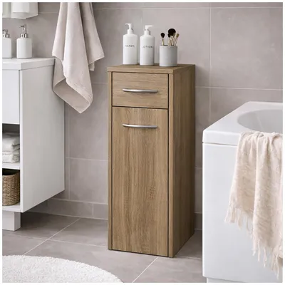 Produktbild von Mehrzweckschrank schmal Thekla Sonoma