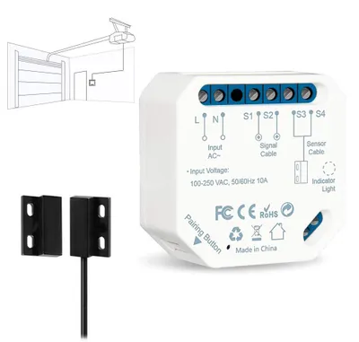 WLAN-Garagentoröffner, Smart-Modul, Alexa-kompatibel, Fernbedienung