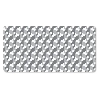 Produktbild von MuchoWow® Mauspad Mousepad Muster - Blöcke - 3D 60x30 cm - Mousepads - Maus Mat - Pad - Mausunterlage - Nachhaltig