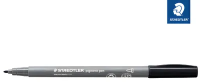 Produktbild von Staedtler pigment pen 376, Schwarz, 1 Stück(e)