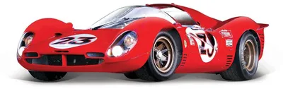 Produktbild von Ferrari 330 P4 Daytona Bburago Maßstab:1:24 Metall-Kunststoff Rot