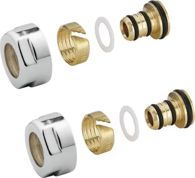 Zdjęcie produktu dla Złączka zaciskowa Alupex 16 mm, szczotkowana stal nierdzewna