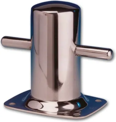 Produktbild von Hollex Edelstahlpoller Ø80 x 150 mm mit Grundplatte