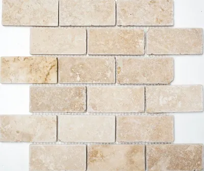 Produktbild von Mosani MOS43-1202, Mosaik, Beige, Indoor, Rechteck, 305 mm, 305 mm