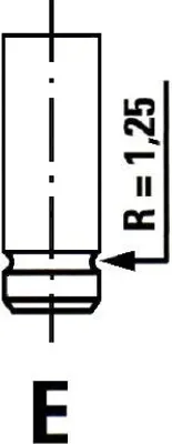 Produktbild von IPSA VL193200 Auslassventil Ø44mm 135mm