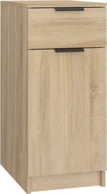 Obrázek produktu pro Skříňka k psacímu stolu dub sonoma 33,5 x 50 x 75 cm kompozit