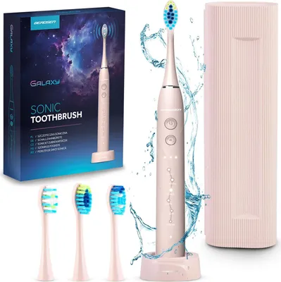 Obrázek produktu pro Sonický zubní kartáček Berdsen Galaxy, růžový