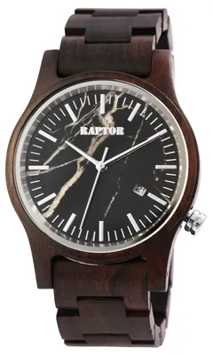 Produktbild von Raptor Uni Armbanduhr Varun Varun, silberfarbig, Datumsanzeige