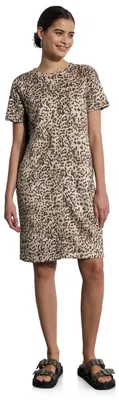Produktbild von Street One Studio Velours-Kleid mit Leo-Print