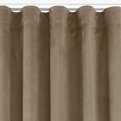Zdjęcie produktu dla Zasłona VILA velvetowa na taśmie wave 135x270 beżowa  Homede