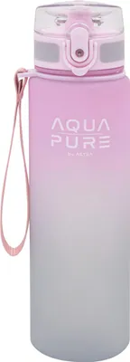 Obrázok produktu pre Aqua Pure 600ml fľaša ružovo šedá Astra