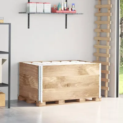 Produktbild von 2024 Möbel Paletten-Aufsatzrahmen 3 Stk. 120x80 cm Massivholz Kiefer - Tischplatten3902431