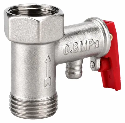 Sicherheitsventil 1/2 Zoll Messing 0,8 MPa Außengewinde BSP