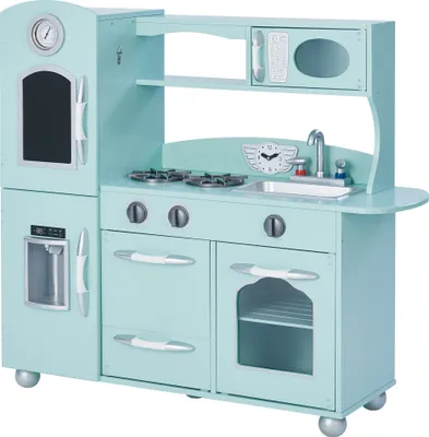 Produktbild von Minze Kinderküche Spielküche Kinderspielküche Holzküche Teamson Kids TD-11414M