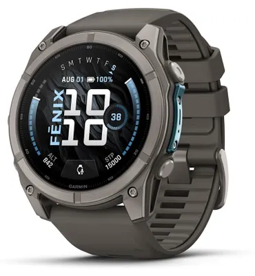 Immagine prodotto di Garmin fēnix 9 3,56 cm (1.4") AMOLED 51 mm Digitale 454 x 454 Pixel Touch screen Titanio Wi-Fi GPS (satellitare)
