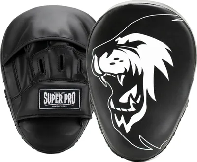 Produktbild von Super Pro Boxpratzen "Curved", Schwarz-Weiß