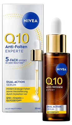 Produktbild von NIVEA Q10 Anti-Falten Experte Dual Action Serum 30ml