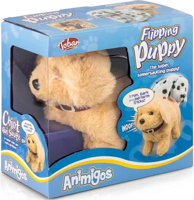 Immagine prodotto di Tobar cane peluche giocattolo interattivo Flipping Puppy Labrador