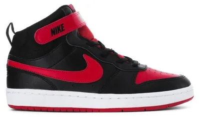 Produktbild von Nike Court Borough Mid 2 Black University Red (GS) - EU 40
