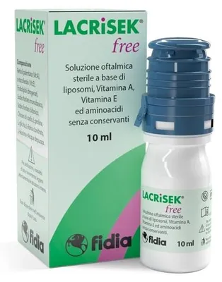 Productafbeelding van Lacrisek Vrije Oogdruppen Zonder Conserveringsmiddel, 10 Ml