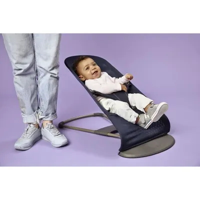 Obrázok produktu pre BABYBJÖRN Lehátko Bliss, Navy Blue Mesh