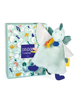 Image de Coffret cadeau Doudou - Dinosaure en peluche vert 25 cm